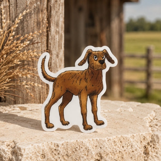 Small Standing Hank Sticker