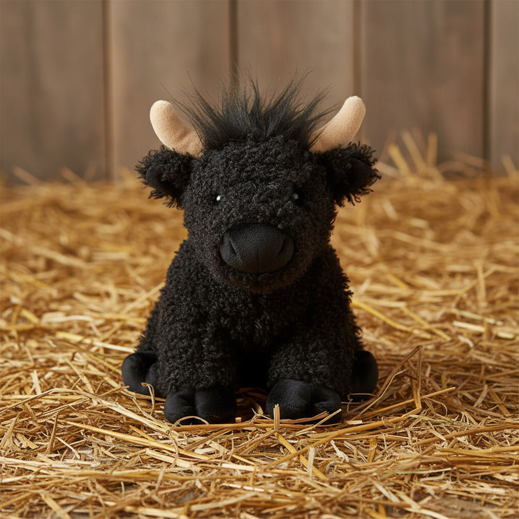 9.5" Hennie Highland Cow Plush