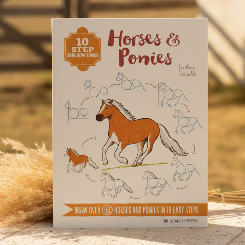 10 Step Drawing: Horses & Ponies