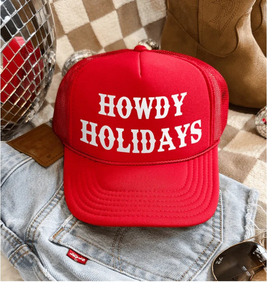 Howdy Holidays Trucker Hat
