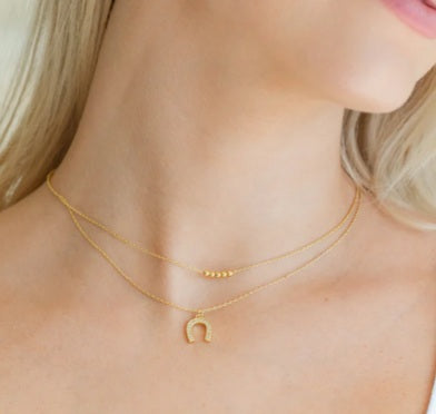 Layered Horseshoe Necklace