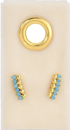 Velvet Tag Studs