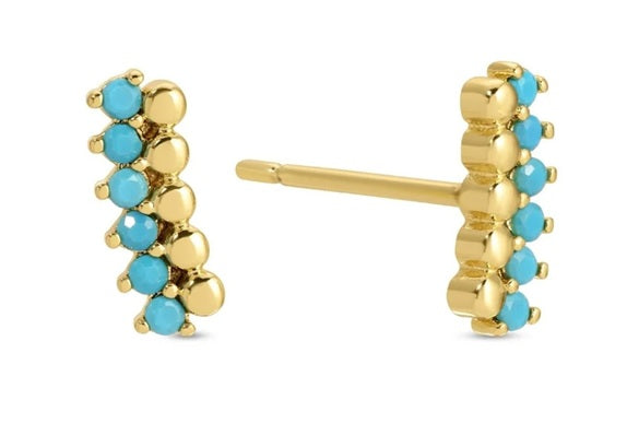 Velvet Tag Studs