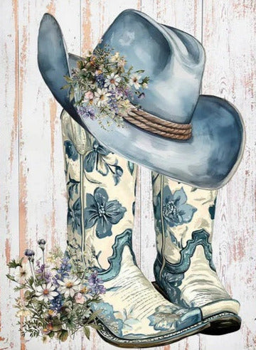 Lubbock Boots & Hat Flour Sack Tea Towel