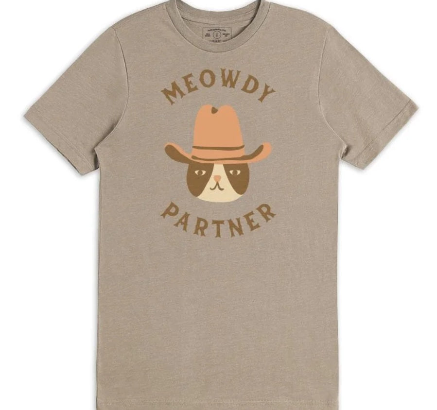 Meowdy Partner Western Tee