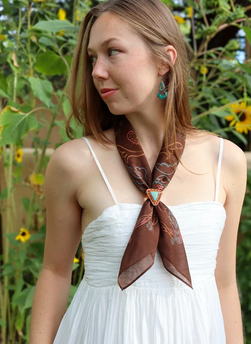 Nicky Ovitt Silk Cotton Scarf