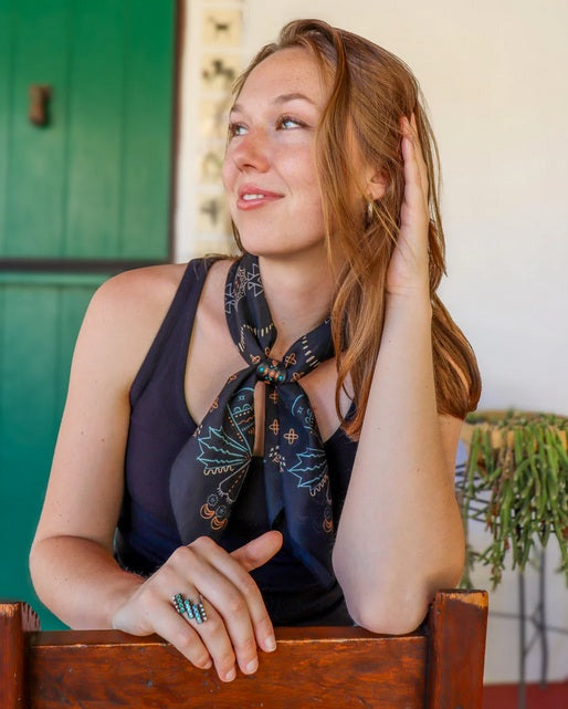 Nicky Ovitt Silk Cotton Scarf