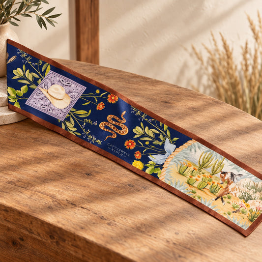 Ranch Life Silk Ribbon Scarf