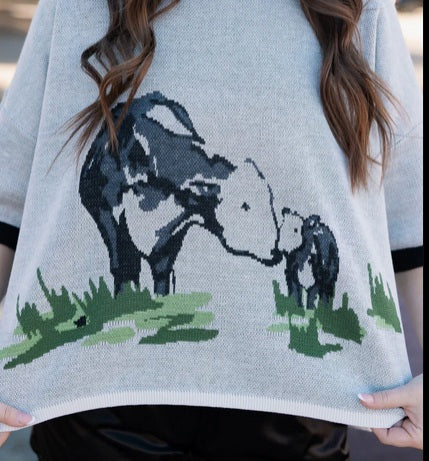 Ranch Made Cropped Sweater