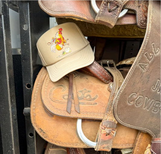 Rank Rooster Trucker Hat