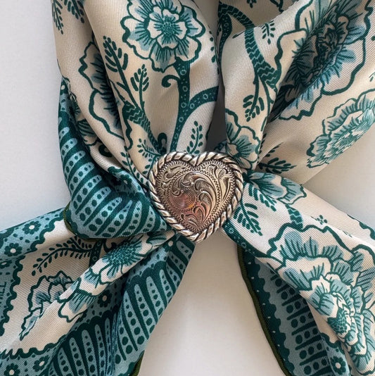 Roped Heart Scarf Slide