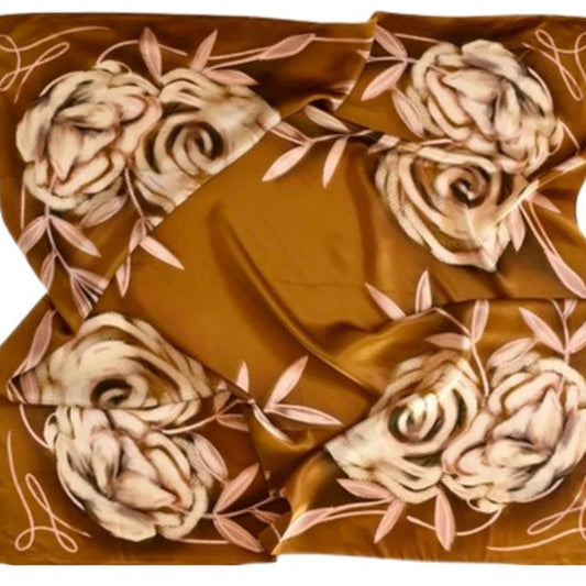 Rustic Wild Roses Wild Rag Silk