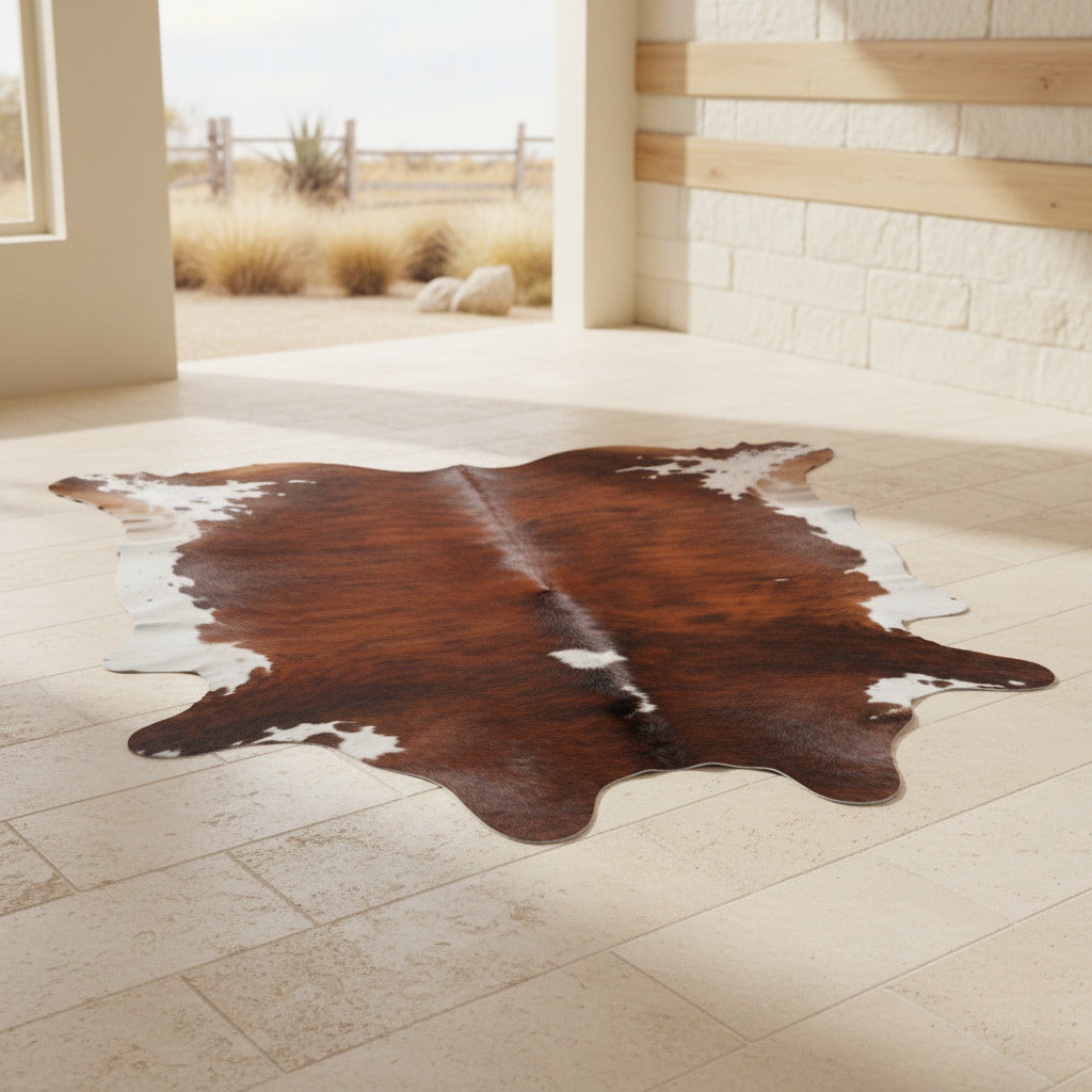 Small Faux Cowhide White Belly Rug – Cogdell's at the Ranch