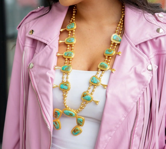 Gold Kingman Squash Blossom