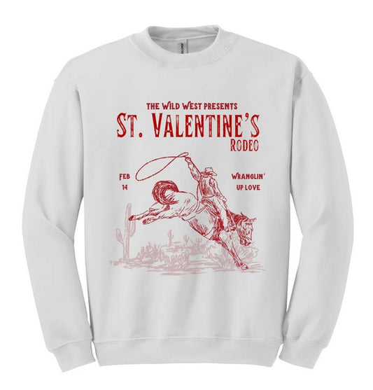 St. Valentine's Rodeo Graphic Sweatshirt