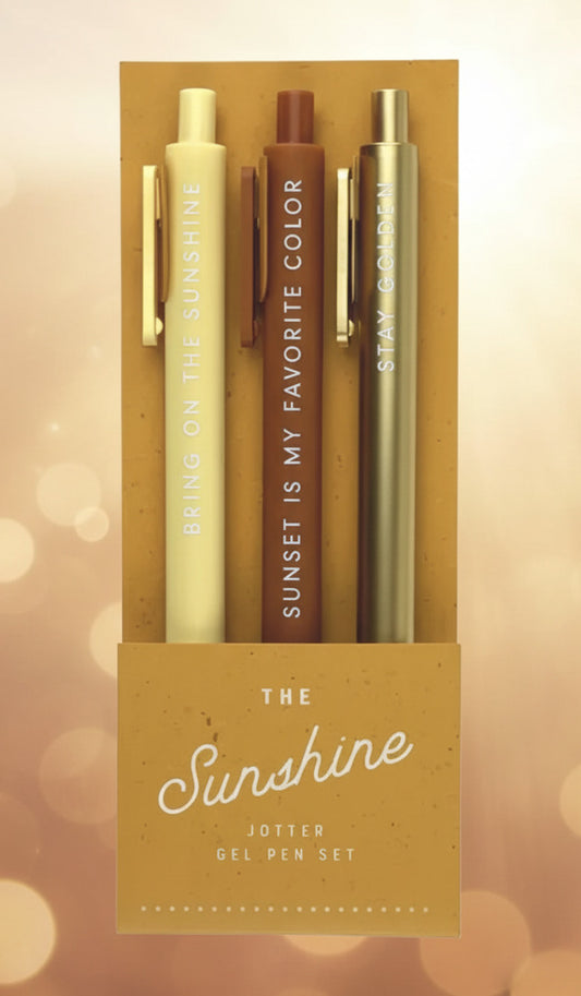 The Sunshine Jotter Gel Pen Set