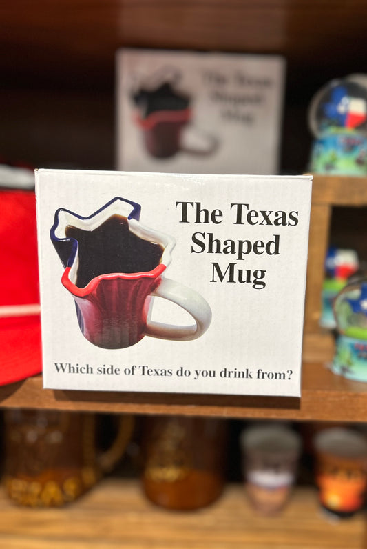 Texas Flag Shaped Mug