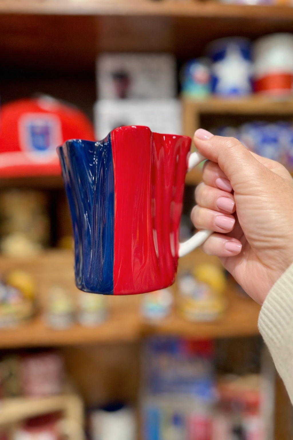 Texas Flag Shaped Mug