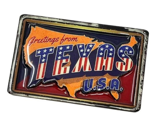Vintage Greetings from Texas USA Magnet