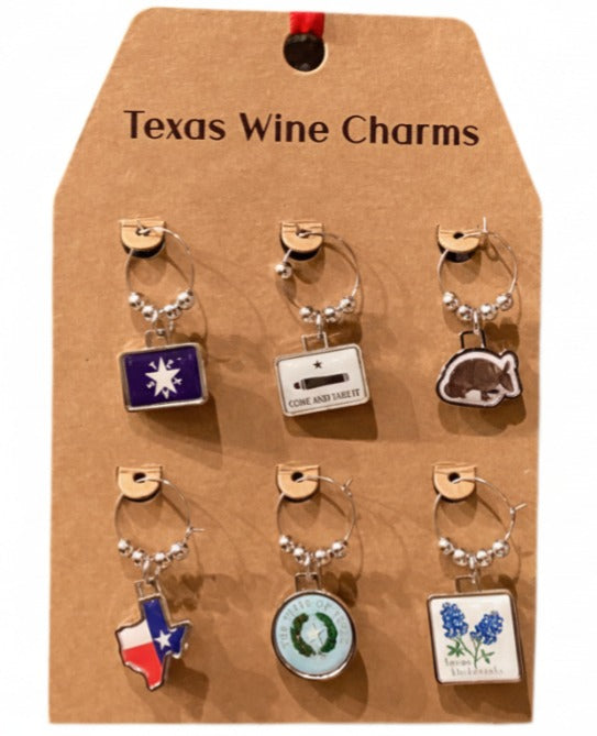 Texas Wine Charms