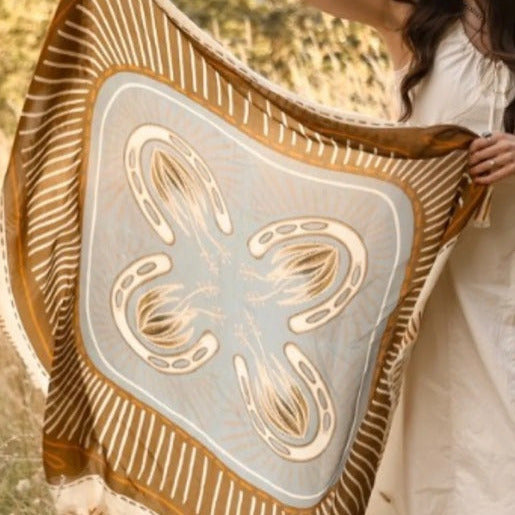 Western Dreams XL Fringe Modal Bandana