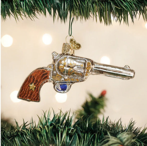 Western Revolver Ornament