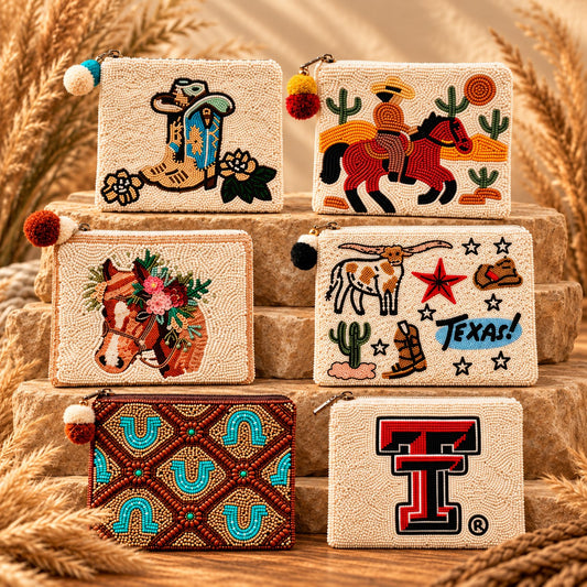 Beaded Coin Pouch